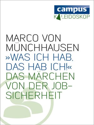 cover image of »Was ich hab, das hab ich!«